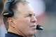 FOXBORO, MA - DECEMBER 24: Head Coach Bill Belichick of the New England Patriots follows the action against the New York Jets at Gillette Stadium on December 24, 2016 in Foxboro, Massachusetts. (Photo by Al Pereira/Getty Images)