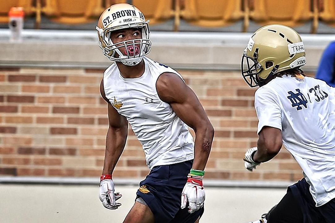 5-Star WR Prospect Amon-Ra St. Brown Commits to USC over Notre Dame, More, News, Scores, Highlights, Stats, and Rumors