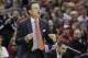 Louisville head coach Rick Pitino in action during the second half of an NCAA college basketball game against Indiana, Saturday, Dec. 31, 2016, in Indianapolis. Louisville defeated Indiana 77-62. (AP Photo/Darron Cummings)