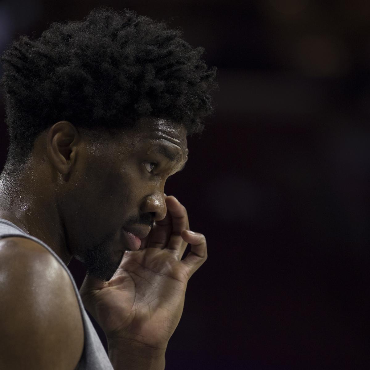 Joel Embiid Reacts to All-Star Game Snub | Bleacher Report | Latest News, Videos and ...