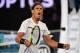 Spain's Rafael Nadal reacts after a point against Bulgaria's Grigor Dimitrov during their men's singles semi-final match on day 12 of the Australian Open tennis tournament in Melbourne on January 27, 2017. / AFP / SAEED KHAN / IMAGE RESTRICTED TO EDITORIAL USE - STRICTLY NO COMMERCIAL USE (Photo credit should read SAEED KHAN/AFP/Getty Images)