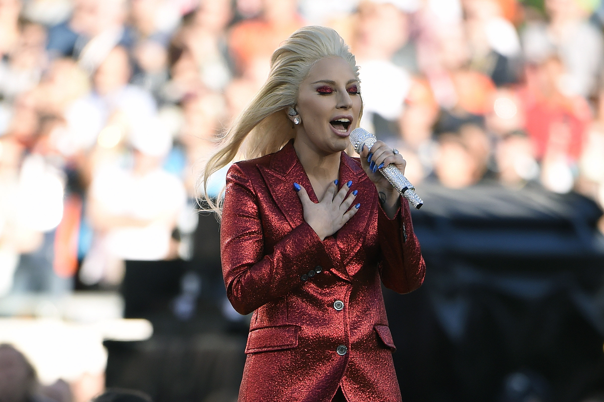 Did Lady Gaga hit the over/under on National Anthem prop bet?