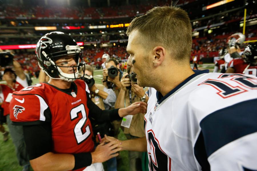 Patriots vs. Falcons is also a battle of best throwback jerseys