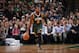 BOSTON, MA - JANUARY 3: Shelvin Mack #8 of the Utah Jazz brings the ball up court against the Boston Celtics during the game on January 3, 2017 at the TD Garden in Boston, Massachusetts. NOTE TO USER: User expressly acknowledges and agrees that, by downloading and or using this photograph, User is consenting to the terms and conditions of the Getty Images License Agreement. Mandatory Copyright Notice: Copyright 2017 NBAE (Photo by Brian Babineau/NBAE via Getty Images)