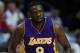 DALLAS, TX - JANUARY 22: Luol Deng #9 of the Los Angeles Lakers at American Airlines Center on January 22, 2017 in Dallas, Texas. NOTE TO USER: User expressly acknowledges and agrees that, by downloading and or using this photograph, User is consenting to the terms and conditions of the Getty Images License Agreement. (Photo by Ronald Martinez/Getty Images)