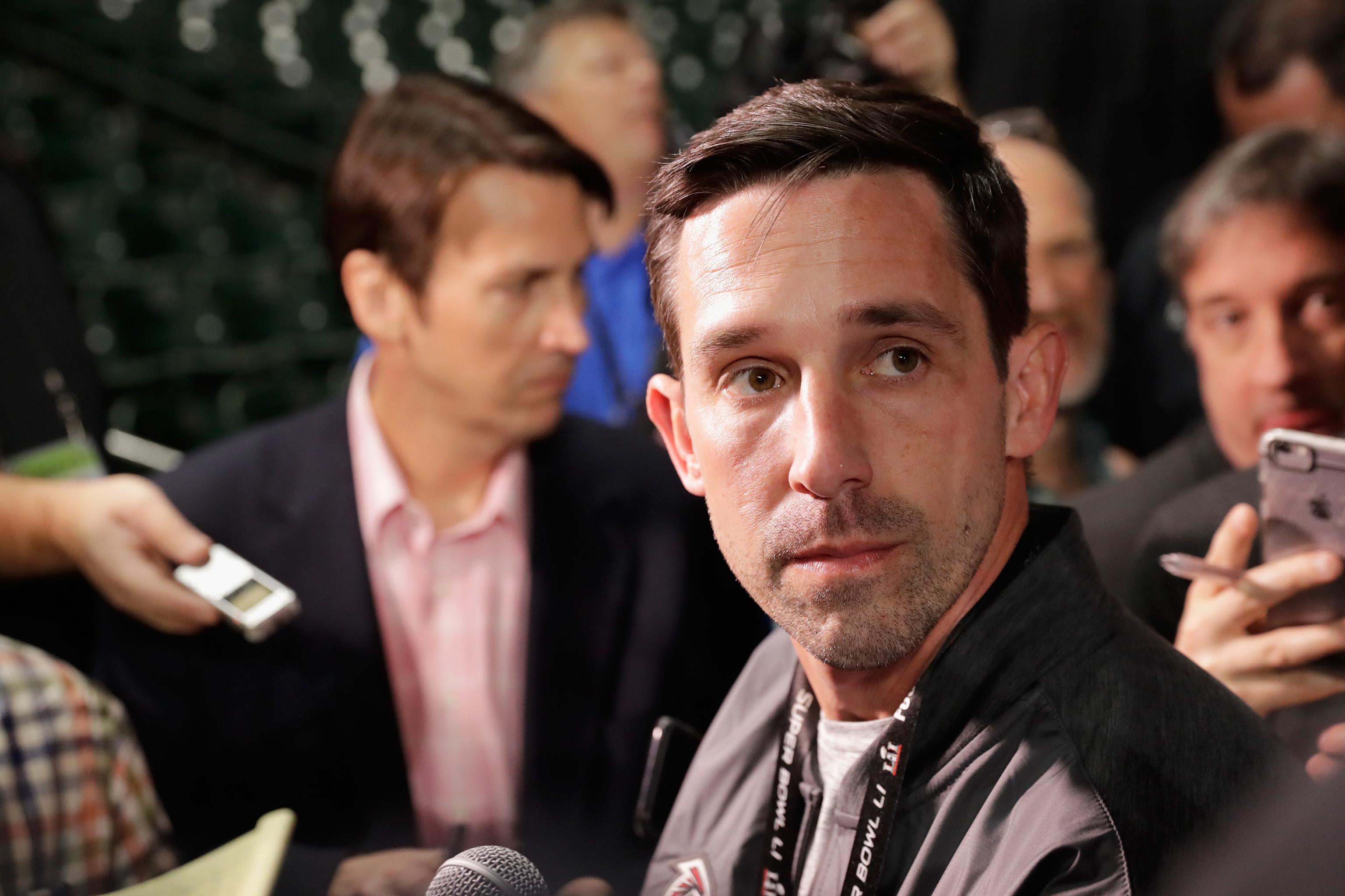 Bleacher Report on X: Kyle Shanahan finally drafts his QB 