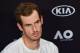 Andy Murray takes questions from reporters in a post-match interview after his fourth-round loss at the 2017 Australian Open.