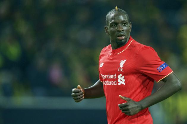 Mamadou Sakho of Liverpool FC during the UEFA Europa League quarter-final match between Borussia Dortmund and Liverpool on April 7, 2016 at the Signal Iduna Park stadium at Dortmund, Germany.(Photo by VI Images via Getty Images)