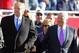 FOXBORO, MA - JANUARY 07: (L-R) Donald Trump and owner of the New England Patriots Robert Kraft stand on the sidelines before the AFC Wild Card Playoff Game against the New York Jets at Gillette Stadium on January 7, 2007 in Foxboro, Massachusetts. (Photo by Jim McIsaac/Getty Images)