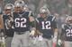 FOXBORO, MA - JANUARY 22: Tom Brady #12 of the New England Patriots looks on against the Pittsburgh Steelers during the first quarter in the AFC Championship Game at Gillette Stadium on January 22, 2017 in Foxboro, Massachusetts. (Photo by Patrick Smith/Getty Images)
