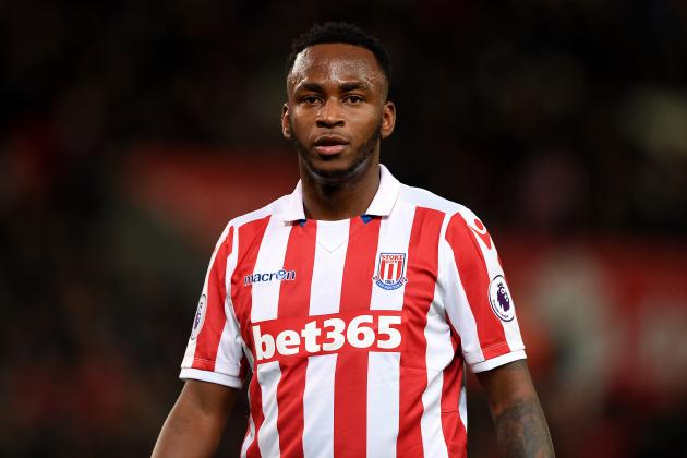 STOKE ON TRENT, ENGLAND - FEBRUARY 01:  Saido Berahino of Stoke City during the Premier League match between Stoke City and Everton at Bet365 Stadium on February 1, 2017 in Stoke on Trent, England.  (Photo by Gareth Copley/Getty Images)