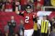 ATLANTA, GA - JANUARY 22: Matt Ryan #2 of the Atlanta Falcons reacts after a touchdown in the fourth quarter against the Green Bay Packers in the NFC Championship Game at the Georgia Dome on January 22, 2017 in Atlanta, Georgia. (Photo by Rob Carr/Getty Images)