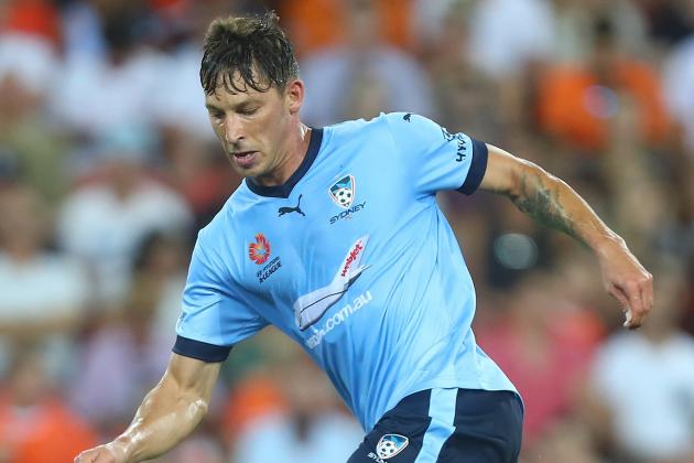 BRISBANE, AUSTRALIA - FEBRUARY 03:  Filip Holosko of Sydney FC controls the ball during the round 18 A-League match between the Brisbane Roar and Sydney FC at Suncorp Stadium on February 3, 2017 in Brisbane, Australia.  (Photo by Chris Hyde/Getty Images)