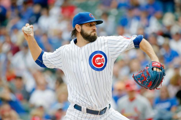 CHICAGO, IL - SEPTEMBER 24:  Jason Hammel #39 of the Chicago Cubs pitches against the St. Louis Cardinals during the first inning at Wrigley Field on September 24, 2016 in Chicago, Illinois.  (Photo by Jon Durr/Getty Images)