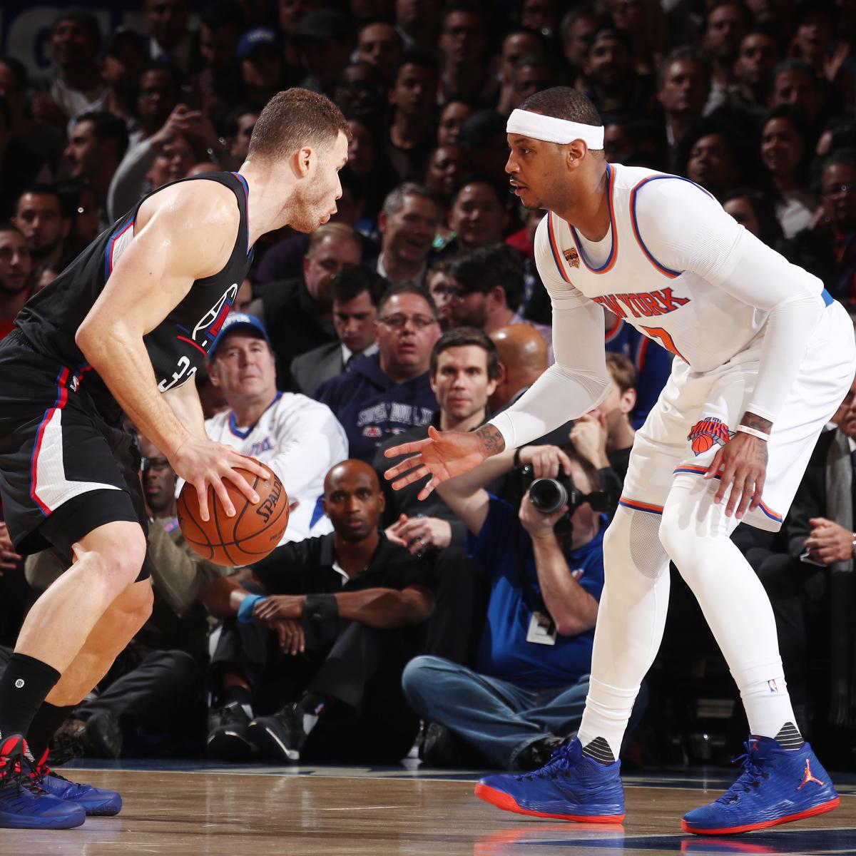 Clippers vs. Knicks Score, Highlights, Reaction from 2017 Regular