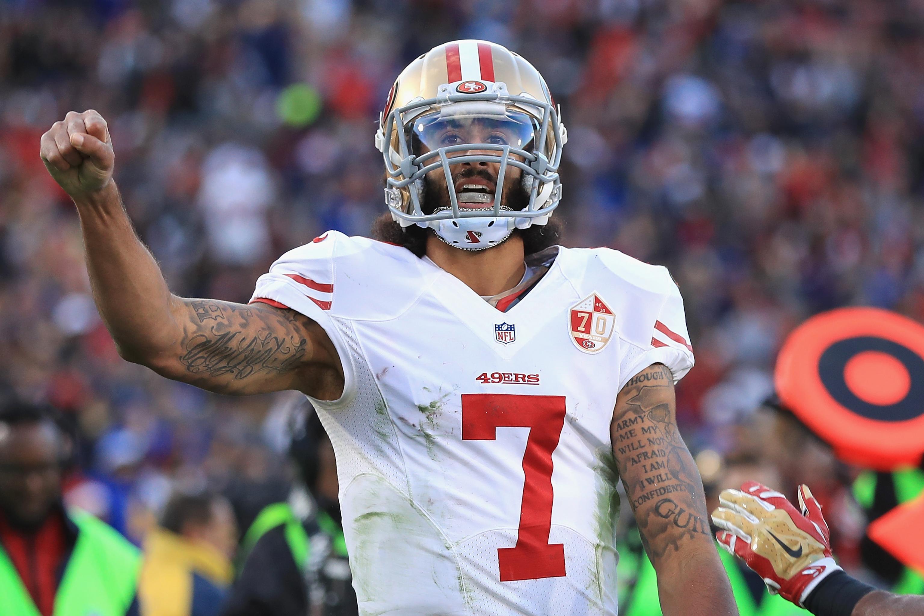 49ers hope new starter Colin Kaepernick can move ball downfield