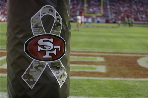 nfl salute to service 49ers