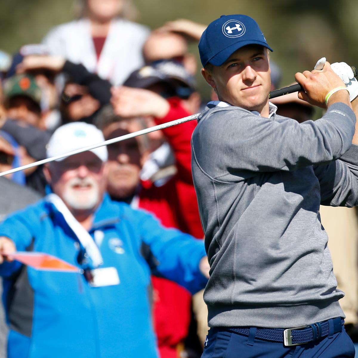 Jordan Spieth At Pebble Beach Pro Am 2017 Saturday Score