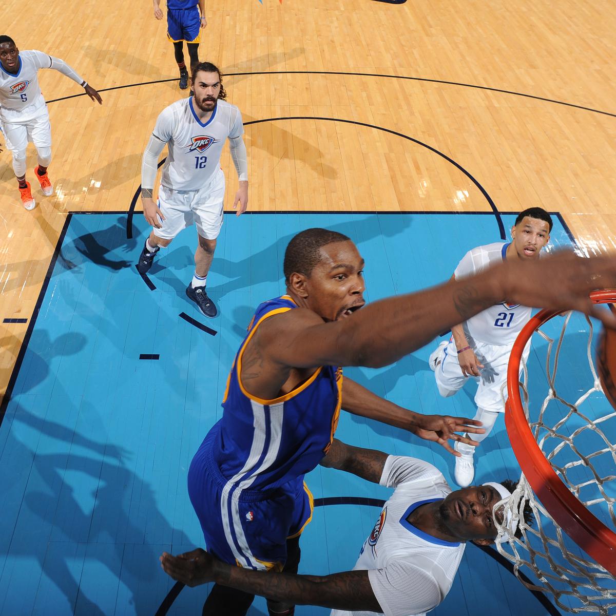 Warriors vs. Thunder Score, Highlights, Reaction from 2017 Regular