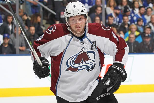 TORONTO, ON - DECEMBER 11:  Matt Duchene #9 of the Colorado Avalanche skates against the Toronto Maple Leafs during an NHL game at the Air Canada Centre on December 11, 2016 in Toronto, Ontario, Canada. The Avalanche defeated the Maple Leafs 3-1. (Photo by Claus Andersen/Getty Images)