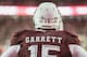 COLLEGE STATION, TX - NOVEMBER 12: Myles Garrett #15 of the Texas A&M Aggies during warm ups before playing the Mississippi Rebels at Kyle Field on November 12, 2016 in College Station, Texas. (Photo by Bob Levey/Getty Images)