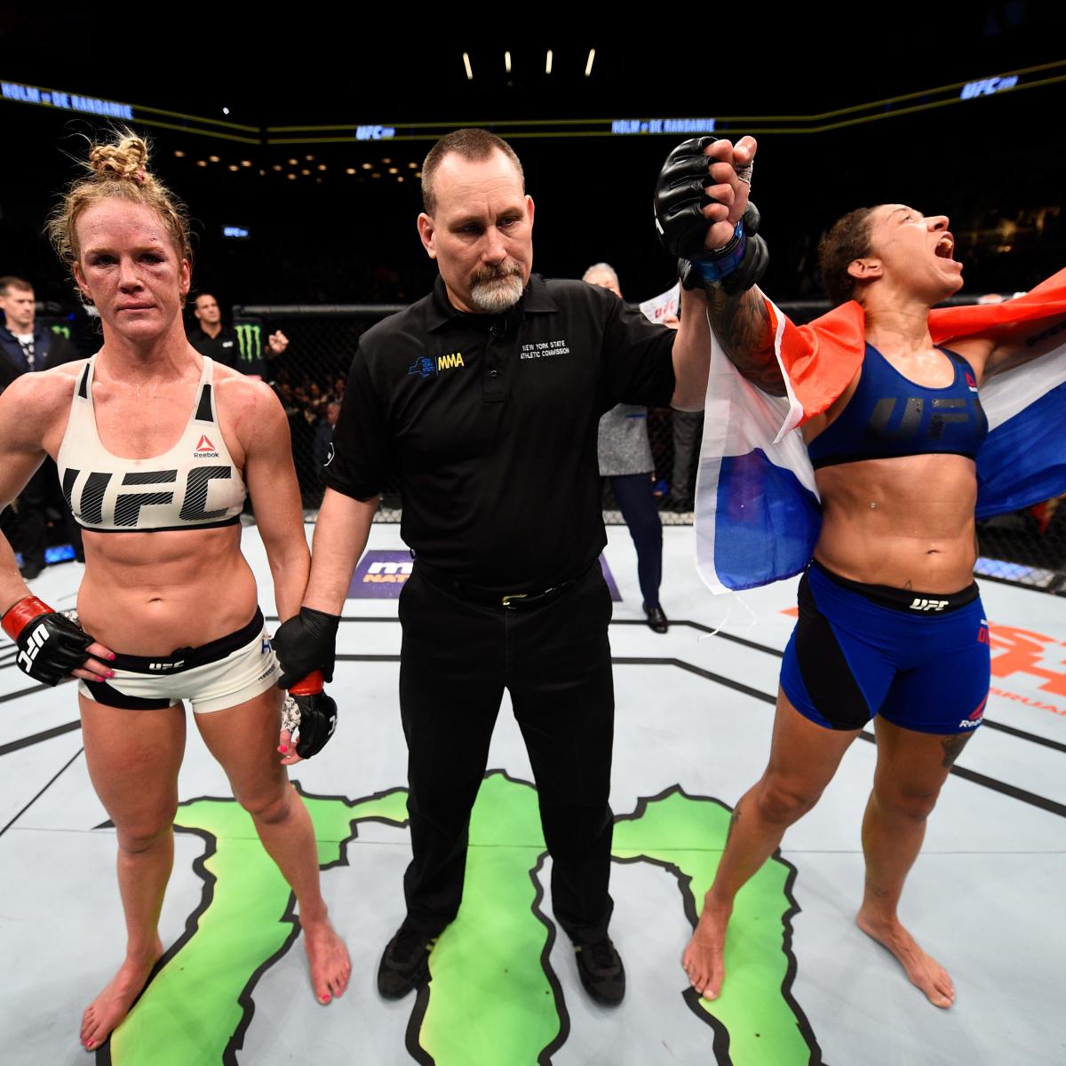 Germaine de Randamie Responds to Holly Holm's Dirty Punch Claims at UFC 208 | Bleacher ...