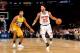 NEW YORK, NY - FEBRUARY 10: Derrick Rose #25 of the New York Knicks goes to the basket against the Denver Nuggets on February 10, 2017 at Madison Square Garden in New York City, New York. NOTE TO USER: User expressly acknowledges and agrees that, by downloading and or using this photograph, User is consenting to the terms and conditions of the Getty Images License Agreement. Mandatory Copyright Notice: Copyright 2017 NBAE (Photo by Jesse D. Garrabrant/NBAE via Getty Images)