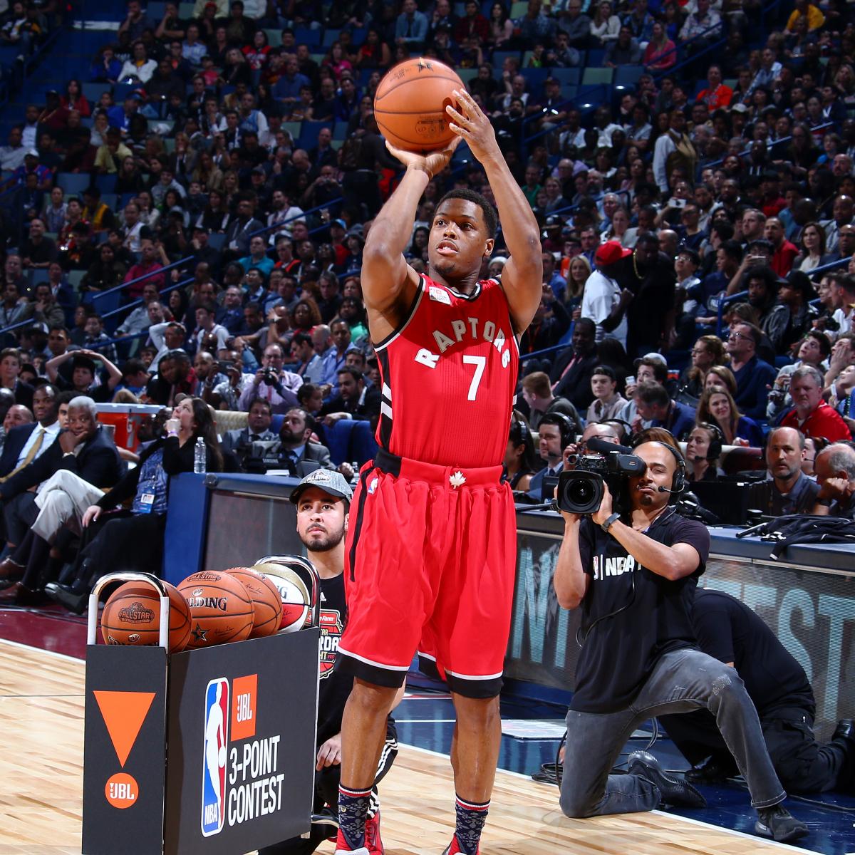 Kyle Lowry AirBalls 1st Shot in 2017 NBA AllStar Game's 3Point
