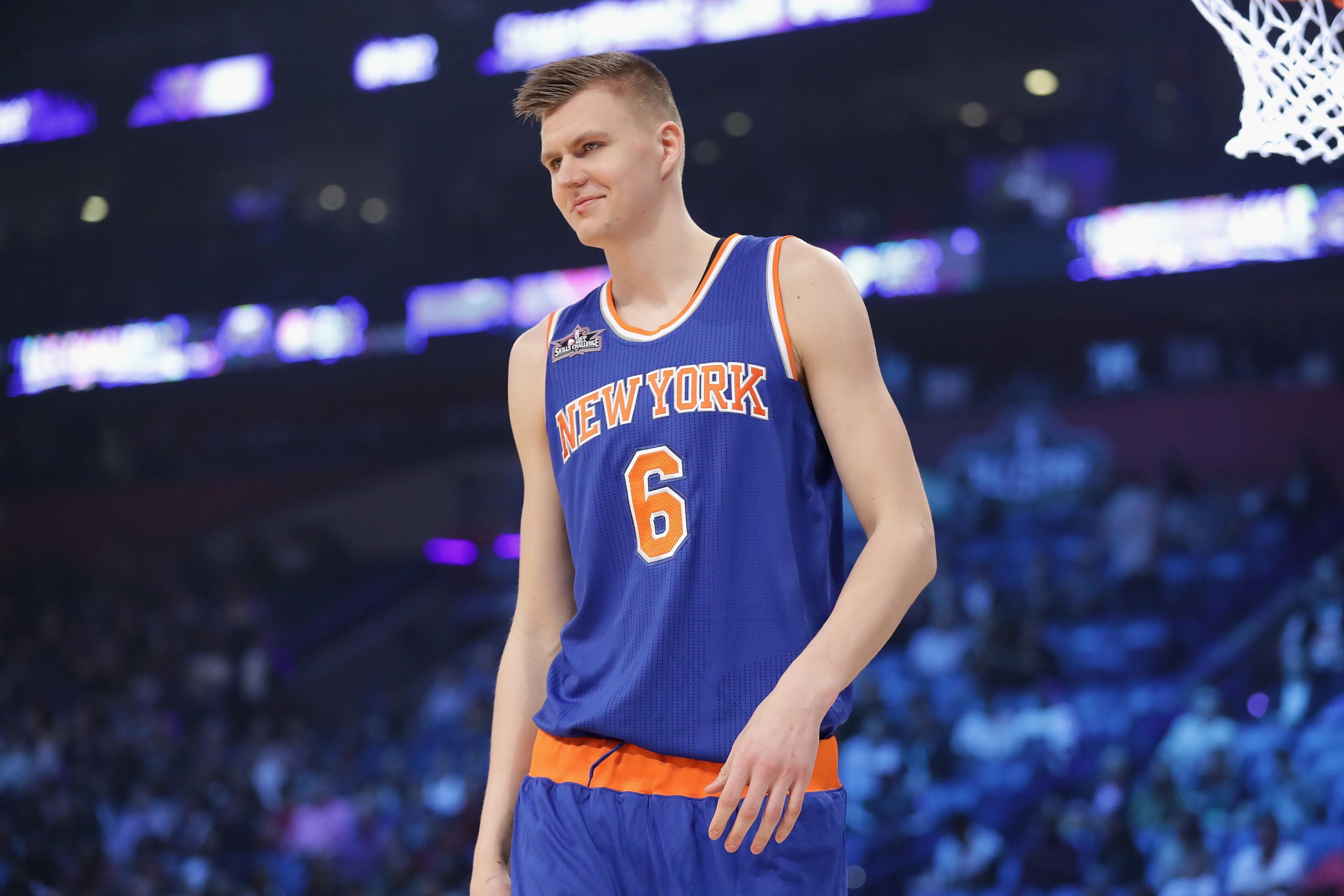 NBA All-Star Skills Challenge 2017! Kristaps Porzingis Demi God