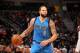 AUBURN HILLS, MI - FEBRUARY 15: Deron Williams #8 of the Dallas Mavericks handles the ball against the Detroit Pistons on February 15, 2017 at The Palace of Auburn Hills in Auburn Hills, Michigan. NOTE TO USER: User expressly acknowledges and agrees that, by downloading and/or using this photograph, User is consenting to the terms and conditions of the Getty Images License Agreement. Mandatory Copyright Notice: Copyright 2017 NBAE (Photo by Brian Sevald/NBAE via Getty Images)