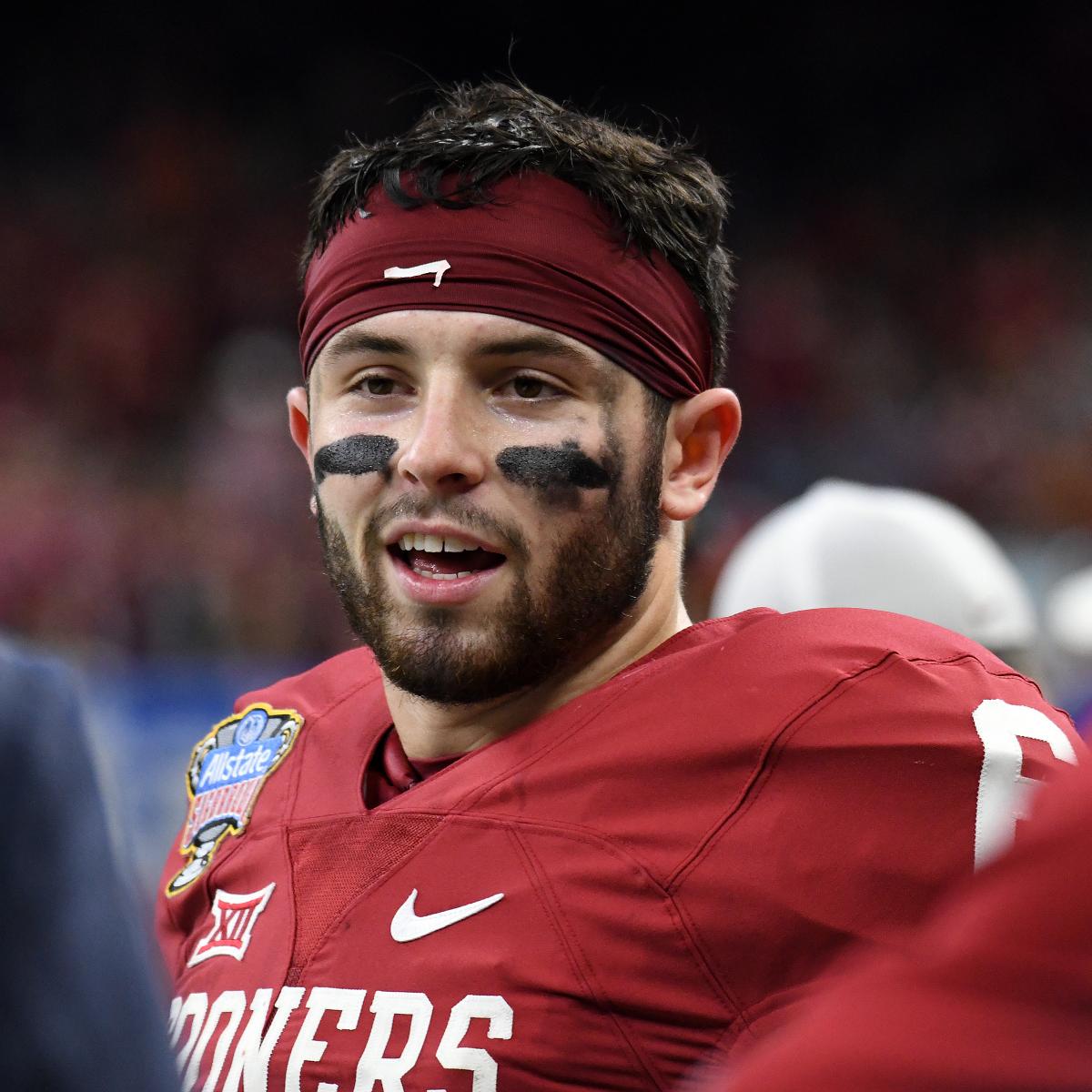 Baker Mayfield Arrested for Public Intoxication, Disorderly Conduct ...
