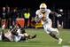 NASHVILLE, TN - NOVEMBER 26: Alvin Kamara #6 carries the ball against the Vanderbilt Commodores during the second half at Vanderbilt Stadium on November 26, 2016 in Nashville, Tennessee. Vanderbilt defeated Tennessee 45-34. (Photo by Frederick Breedon/Getty Images)