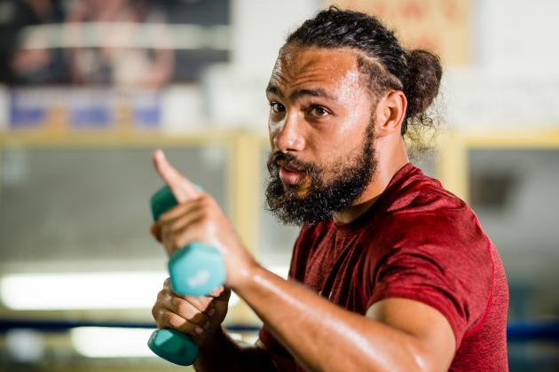 ST PETERSBURG, FL - FEBRUARY 15: Undefeated WBA Welterweight Champion Keith Thurman trains for his March 4th unification bout with undefeated WBC Champion Danny Garcia during media day at St. Petersburg Boxing Club on February 15, 2017 in St. Petersburg, Florida.  (Photo by Douglas DeFelice/Eclipse Sportswire via Getty Images)