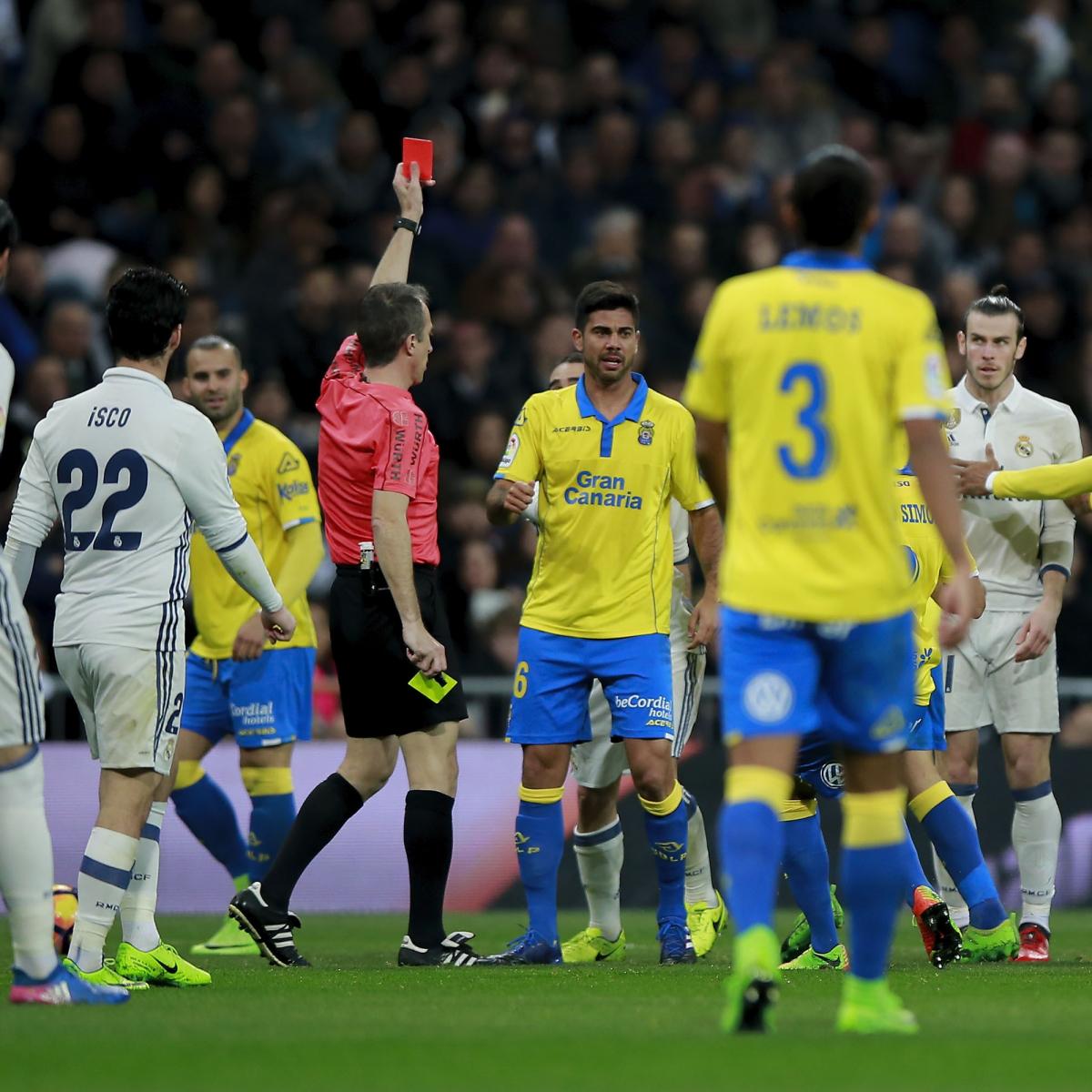 Gareth Bale Receives a Yellow Card