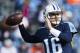 NASHVILLE, TN - DECEMBER 11: Matt Cassel #16 of the Tennessee Titans warming up before a game against the Denver Broncos at Nissan Stadium on December 11, 2016 in Nashville, Tennessee. The Titans defeated the Broncos 13-10. (Photo by Wesley Hitt/Getty Images)