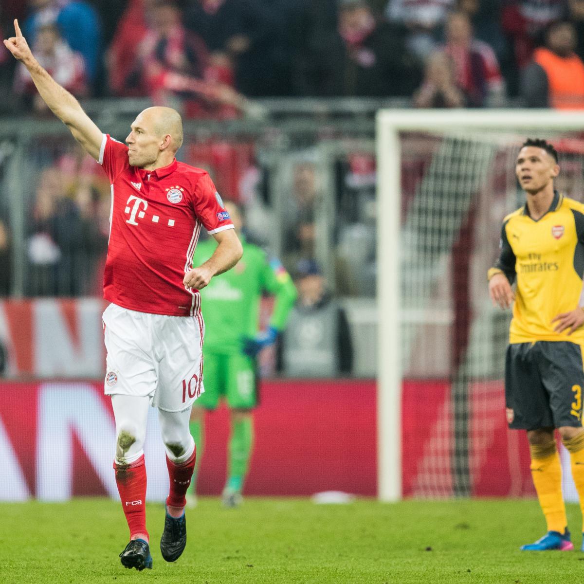 Arsenal vs. Bayern Munich: Team News, Live Stream, TV Info for UCL Match | News, Scores, Highlights, Stats, and Rumors | Bleacher Report
