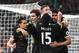 STRATFORD, ENGLAND - MARCH 06: Diego Costa of Chelsea celebrates with team mates after scoring his sides second goal during the Premier League match between West Ham United and Chelsea at London Stadium on March 6, 2017 in Stratford, England. (Photo by Michael Regan/Getty Images)