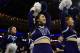 PHILADELPHIA, PA - JANUARY 07: Villanova Wildcats cheerleaders perform during the first half against the Marquette Golden Eagles at the Wells Fargo Center on January 7, 2017 in Philadelphia, Pennsylvania. Villanova won 93-81. (Photo by Corey Perrine/Getty Images)