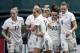 Germany's forward Anja Mittag (11) celebrates with teammates after scoring the first goal during their match against England in the She Believes Cup at RFK Stadium March 7, 2017 in Washington, DC. / AFP PHOTO / Brendan Smialowski (Photo credit should read BRENDAN SMIALOWSKI/AFP/Getty Images)