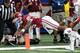 NEW ORLEANS, LA - JANUARY 02: Running back Joe Mixon #25 of the Oklahoma Sooners dives for a touchdown during their victory in the Sugar Bowl against the Auburn Tigers on January 2, 2017 at The Superdome in New Orleans, Louisiana. (Photo by Jackson Laizure)