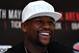 LONDON, ENGLAND - MARCH 07: Floyd Mayweather JR speaks during a Frank Warren and Floyd Mayweather JR Press Conference at The Savoy Hotel on March 7, 2017 in London, England. (Photo by Dan Mullan/Getty Images)
