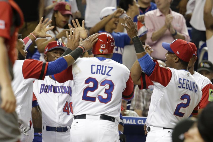 Nelson Cruz Jersey - Dominican 2017 World Baseball Classic Throwback  Baseball Jersey
