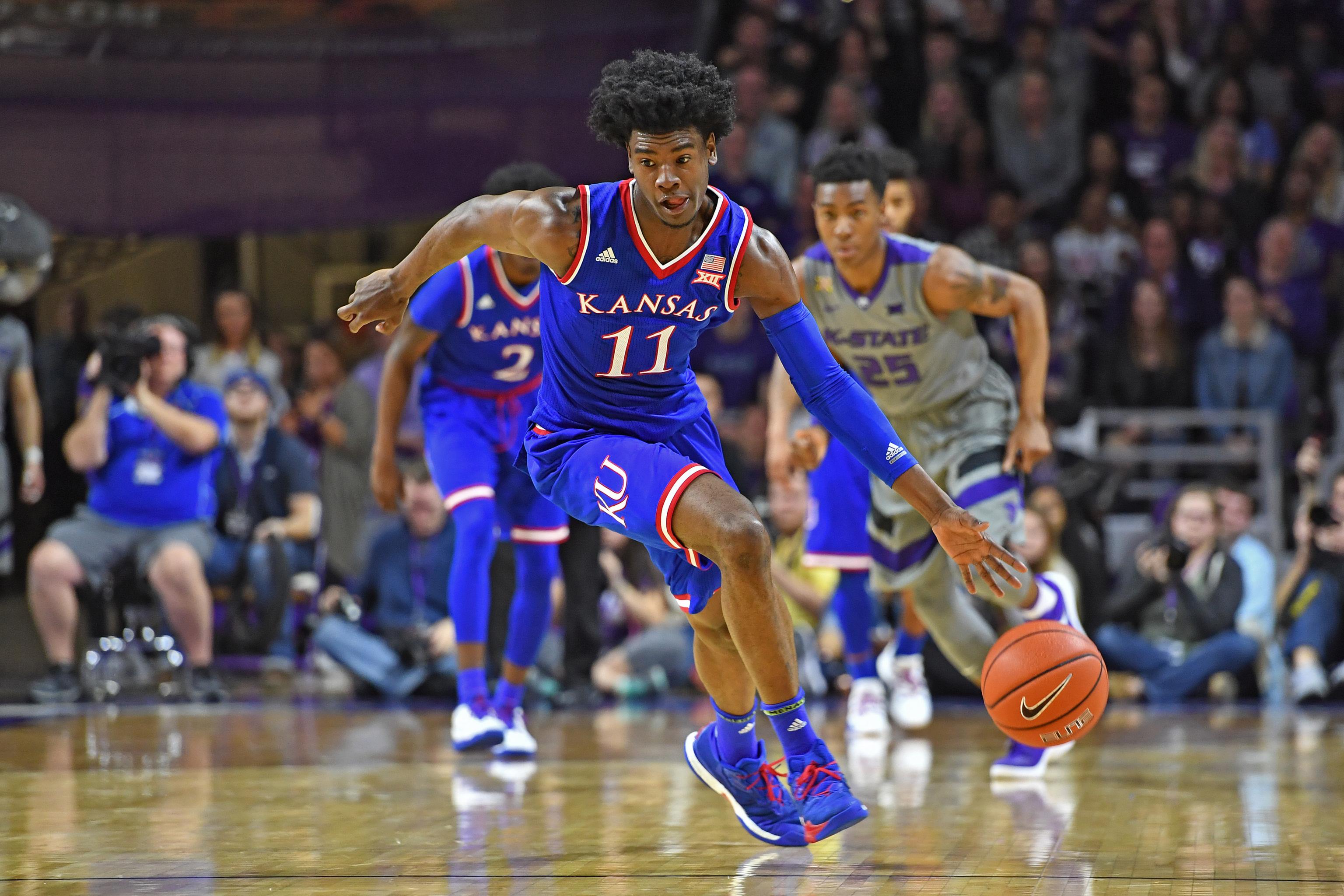 Kansas Jayhawks Josh Jackson #11 Men's NCAA with Player Pictorial