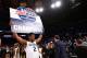 NEW YORK, NY - MARCH 11: Kris Jenkins #2 of the Villanova Wildcats celebrates after defeating the Creighton Bluejays to win the Big East Basketball Tournament - Championship Game at Madison Square Garden on March 11, 2017 in New York City. (Photo by Mike Stobe/Getty Images)