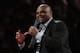 PHOENIX, AZ - MARCH 03: NBA legend Charles Barkley speaks during half time of the NBA game between the Oklahoma City Thunder and the Phoenix Suns at Talking Stick Resort Arena on March 3, 2017 in Phoenix, Arizona. NOTE TO USER: User expressly acknowledges and agrees that, by downloading and or using this photograph, User is consenting to the terms and conditions of the Getty Images License Agreement. (Photo by Christian Petersen/Getty Images)