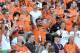BRISBANE, AUSTRALIA - FEBRUARY 25: Roar fans show their support during the round 21 A-League match between the Brisbane Roar and the Wellington Phoenix at Suncorp Stadium on February 25, 2017 in Brisbane, Australia. (Photo by Bradley Kanaris/Getty Images)