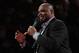 PHOENIX, AZ - MARCH 03: NBA legend Charles Barkley speaks during half time of the NBA game between the Oklahoma City Thunder and the Phoenix Suns at Talking Stick Resort Arena on March 3, 2017 in Phoenix, Arizona. NOTE TO USER: User expressly acknowledges and agrees that, by downloading and or using this photograph, User is consenting to the terms and conditions of the Getty Images License Agreement. (Photo by Christian Petersen/Getty Images)