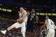BUFFALO, NY - MARCH 16: Donte DiVincenzo #10 of the Villanova Wildcats rebounds against Chris Wray #5 of the Mount St. Mary's Mountaineers in the second half during the first round of the 2017 NCAA Men's Basketball Tournament at KeyBank Center on March 16, 2017 in Buffalo, New York. (Photo by Maddie Meyer/Getty Images)