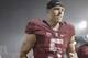 PALO ALTO, CA - NOVEMBER 26: Christian McCaffrey #5 of the Stanford Cardinal leaves the stadium after an NCAA football game against the Rice Owls played on November 26, 2016 at Stanford Stadium in Palo Alto, California. (Photo by David Madison/Getty Images)