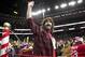 PHILADELPHIA, PA - JANUARY 30: Professional wrestler Mick Foley participates in Wing Bowl 23 on January 30, 2015 at the Wells Fargo Center in Philadelphia, Pennsylvania. (Photo by Mitchell Leff/Getty Images)